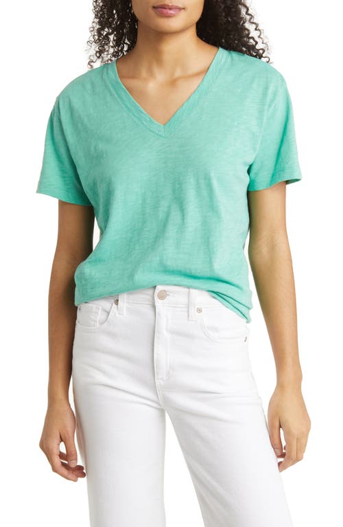 caslon(r) Easy Short Sleeve T-Shirt in Green Menthol