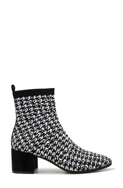 Reaction Kenneth Cole Rida Stretch Bootie Women) In Black/white