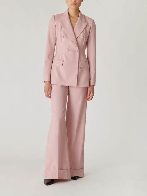 REBECCA TAYLOR REBECCA TAYLOR CALVARY TWILL DOUBLE BREASTED BLAZER