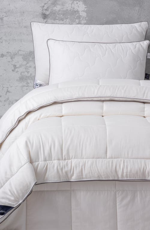 Brooks Brothers Turkish Cotton Blend Comforter In White