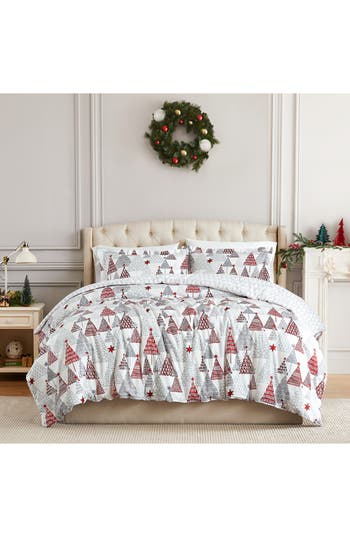 Southshore Fine Linens Merry And Bright Oversize Holiday Duvet Set In Merry And Bright