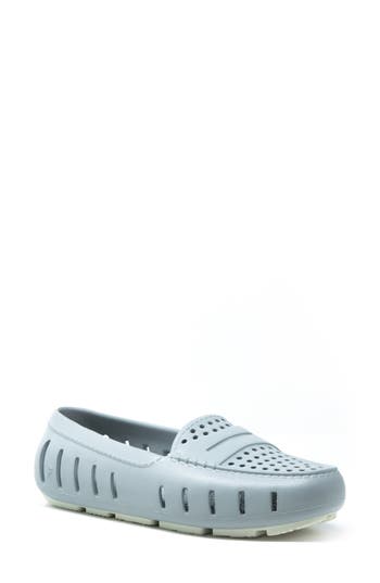 Floafers Driver In Harbor Mist Gray/coconut