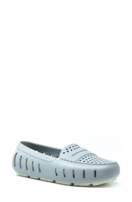Shop Floafers Driver In Harbor Mist Gray/ Coconut