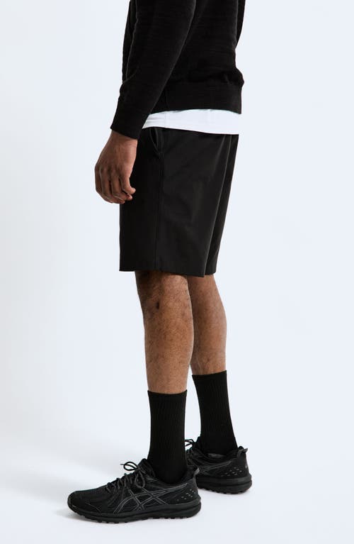 Reigning Champ Stretch Warp Knit Standard Coach's 9-inch Shorts In Black