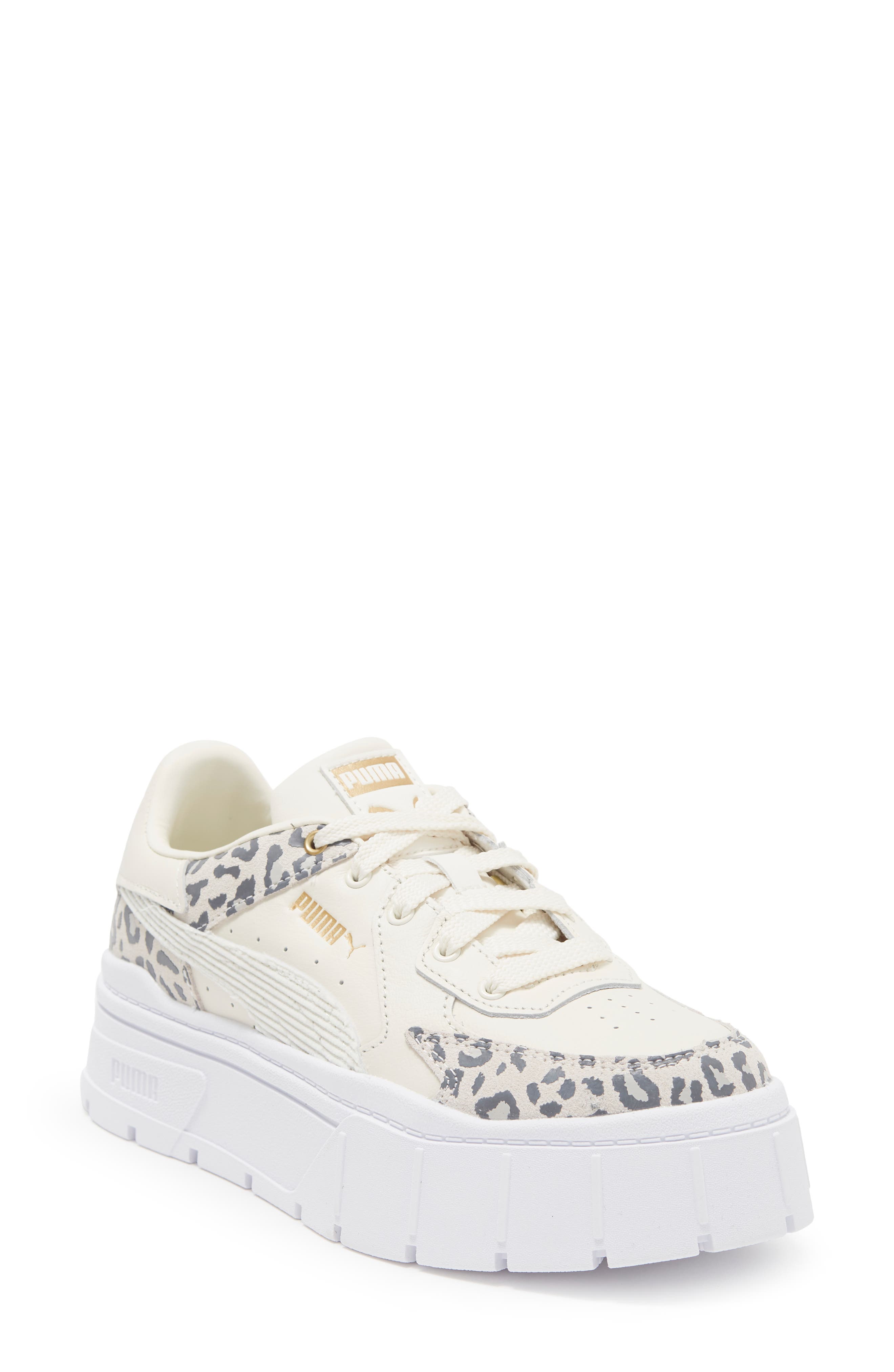 wide width platform sneakers