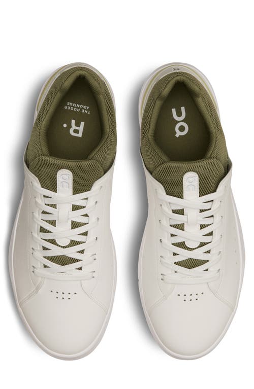 Shop On The Roger Advantage Tennis Sneaker In White/olive