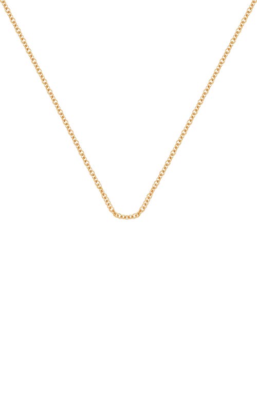 Monica Vinader Fine Chain Link Necklace in Gold at Nordstrom