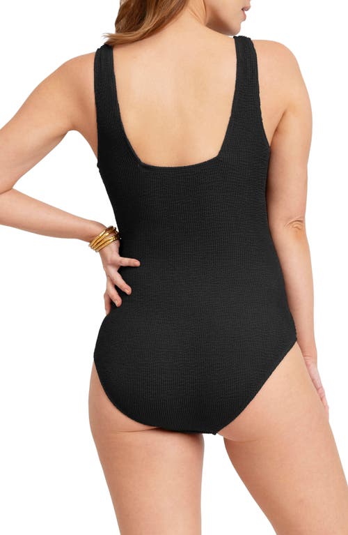 SERAPHINE SERAPHINE TEXTURED MATERNITY ONE-PIECE SWIMSUIT 