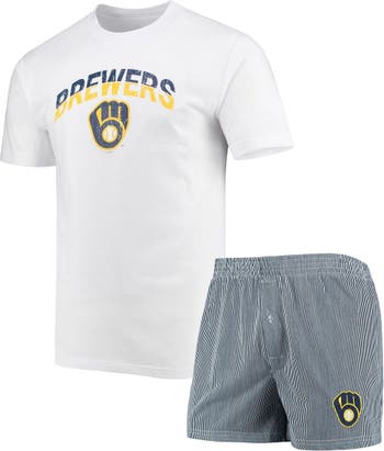 Lids Milwaukee Brewers Concepts Sport Big & Tall T-Shirt Shorts