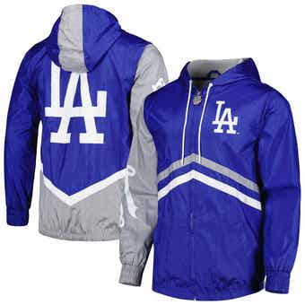 Mitchell & Ness Men's Jackie Robinson Royal Brooklyn Dodgers Cooperstown  Collection Legends Raglan Full-Snap Jacket