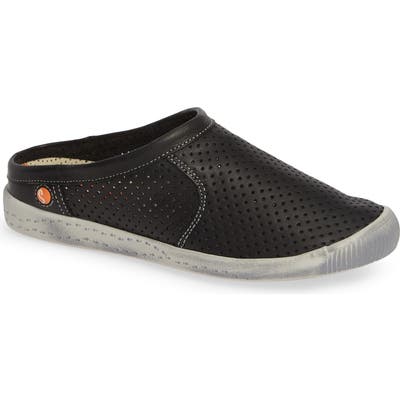 Softinos By Fly London Ima Sneaker Mule, Black