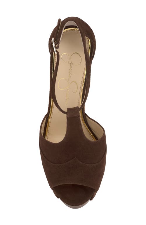 Shop Jessica Simpson 'dany' Sandal In Walnut