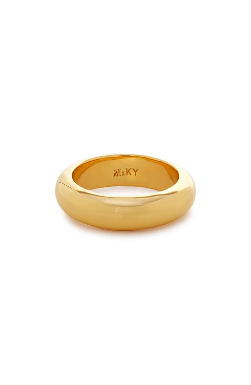 Monica Vinader x Kate Young Stacking Ring 18K Gold Vermeil at