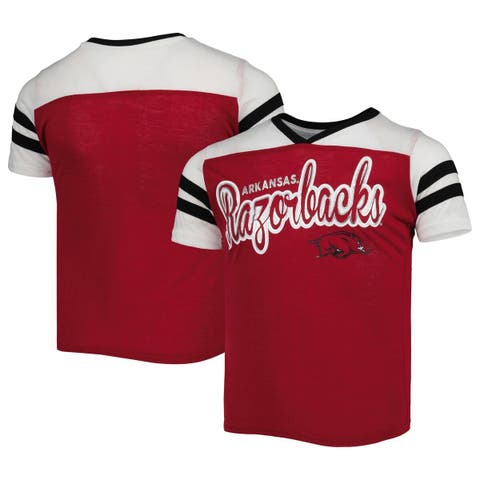 Colosseum Toddler Michigan Wolverines White Baseball Jersey T-Shirt