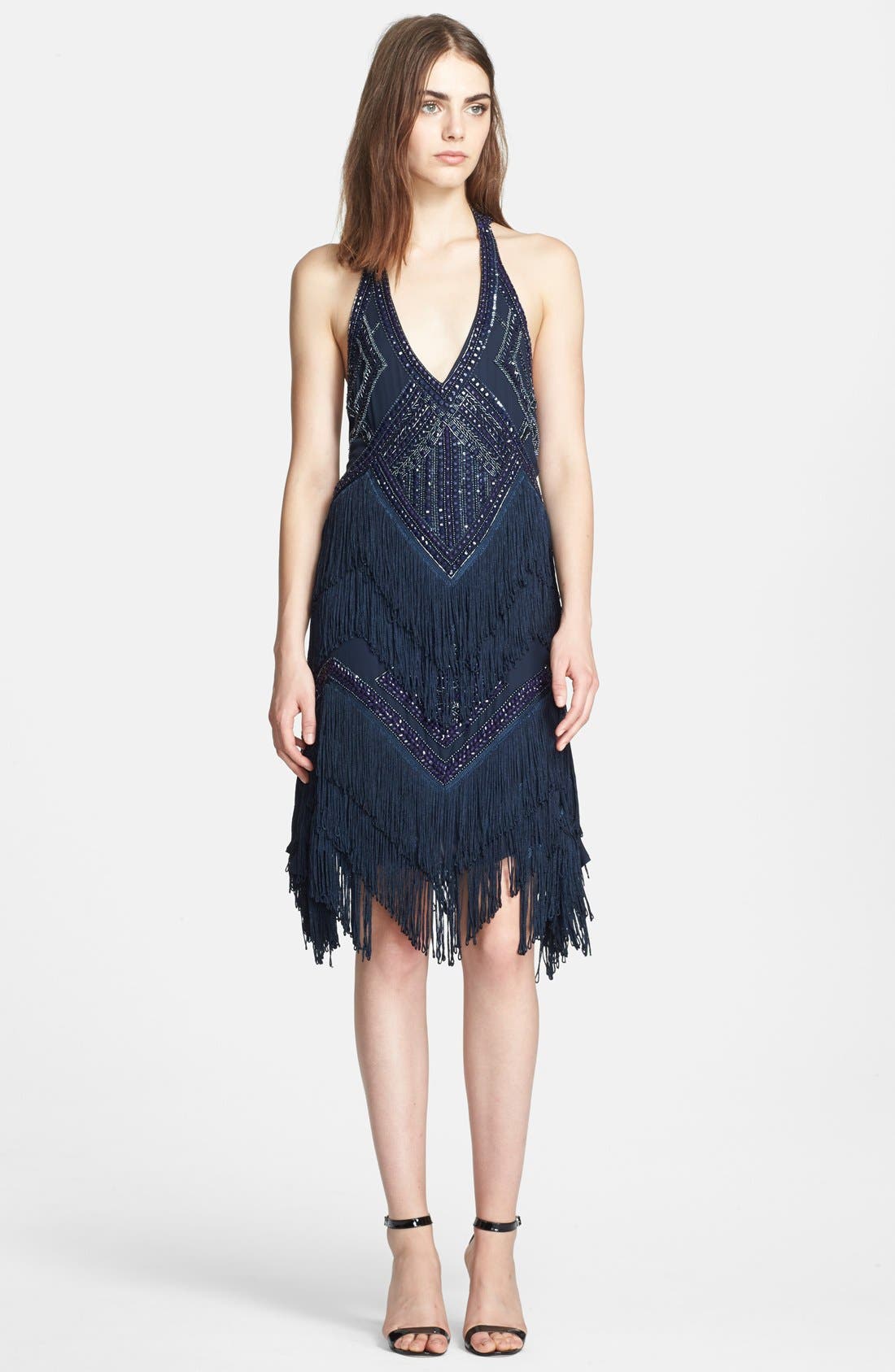 haute hippie fringe dress