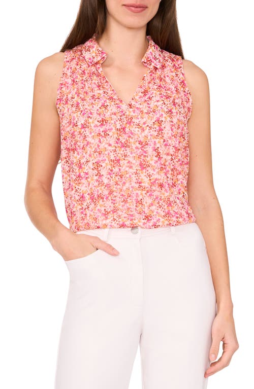 Shop Halogenr Halogen(r) Pleated Chiffon Sleeveless Top In Seashell Pink