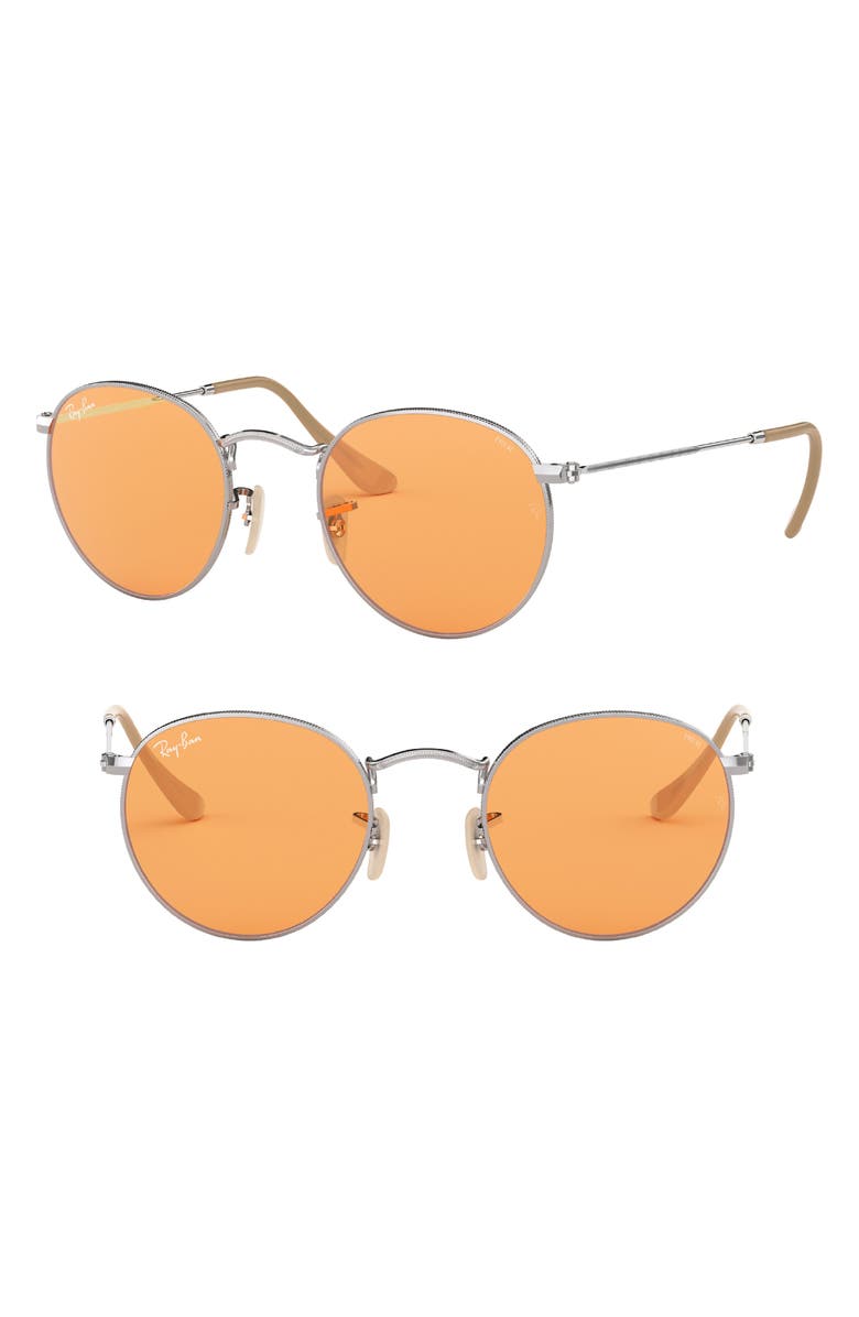 Ray-Ban 50mm Retro Inspired Round Metal Sunglasses | Nordstrom