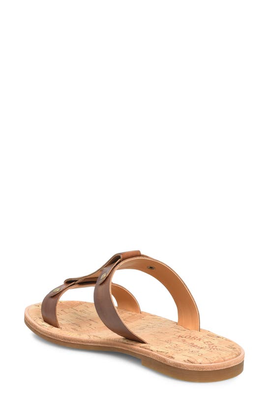 Shop Kork-ease Basel T-strap Sandal In Brown Leather