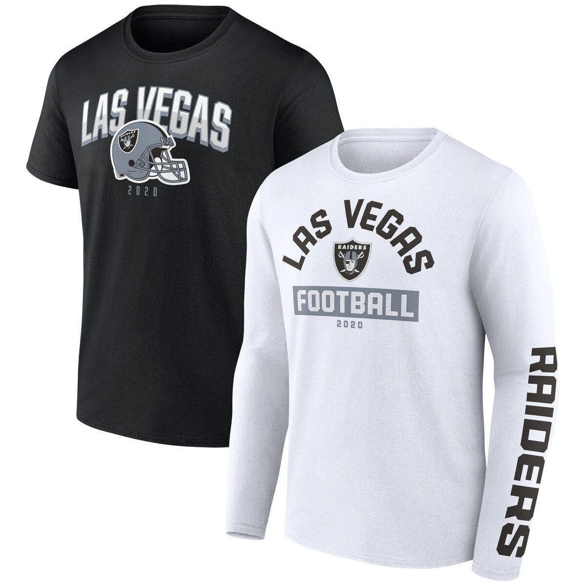 raiders white long sleeve