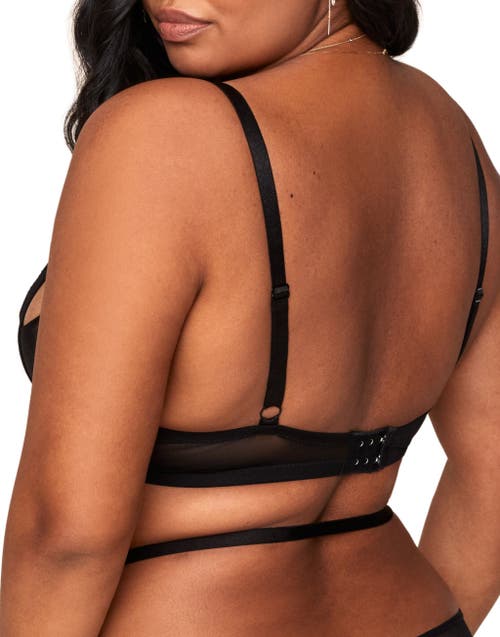 Adore Me Kaia Unlined Quarter Cup Bra In Black