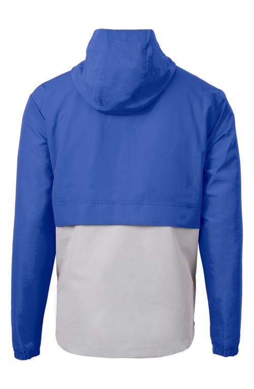 Cutter & Buck Charter Anorak Jacket In Tour Blue/polished