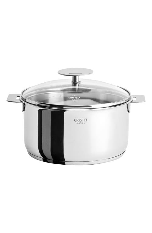 CRISTEL Casteline 2-Quart Saucepan with Lid in Stainless-Steel