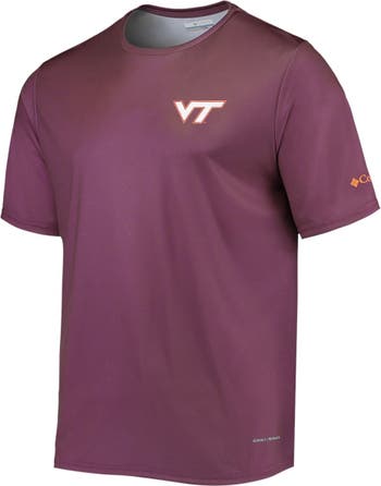 Men's Columbia Orange Virginia Tech Hokies PFG Terminal Tackle Omni-Shade  Raglan Long Sleeve T-Shirt