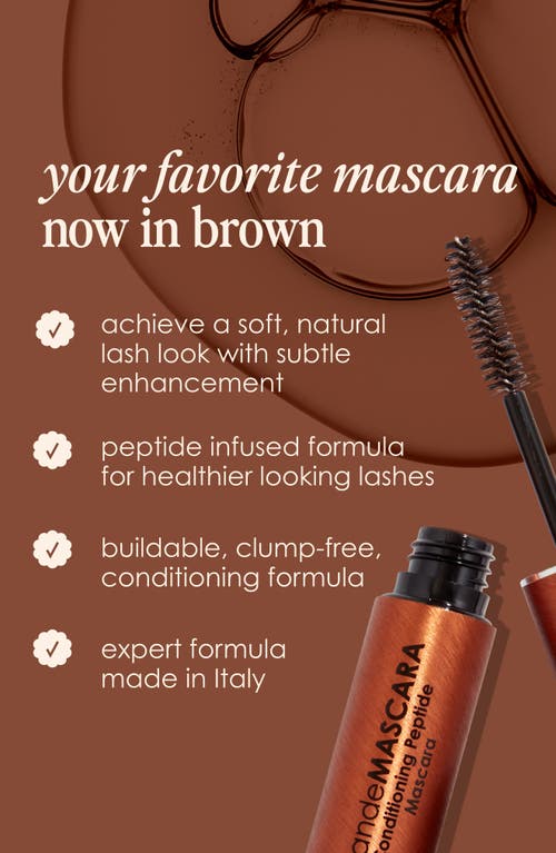 Grande Cosmetics Grandemascara Conditioning Peptide Mascara In Brown