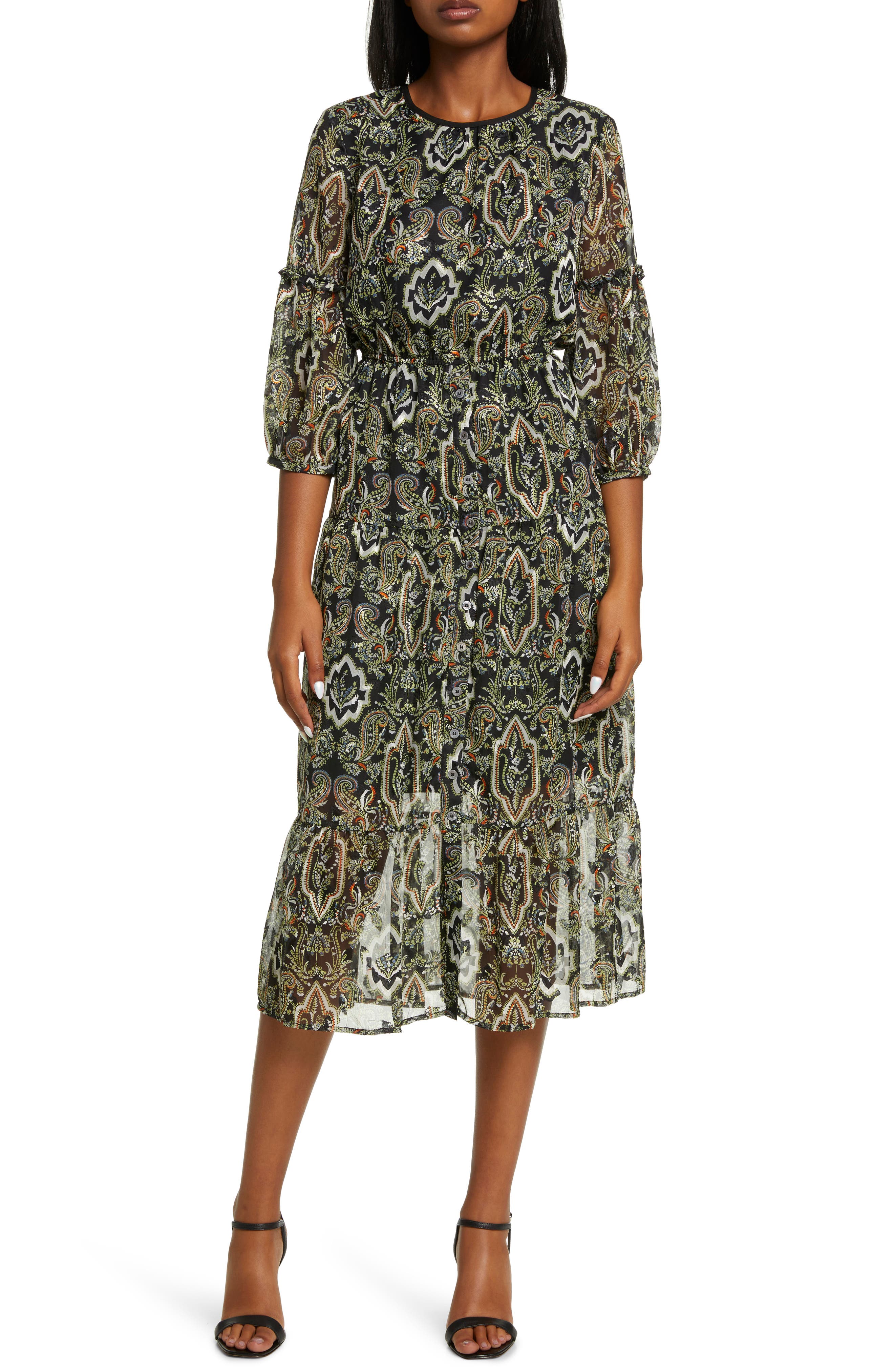 Sam Edelman Broken Dot Print Dress 