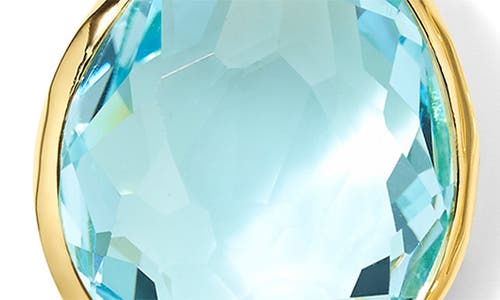 Ippolita Medium Rock Candy Teardrop Earrings In Blue/gold