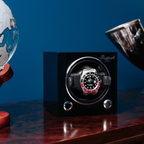 Rapport London Evolution Single Watch Winder In Black