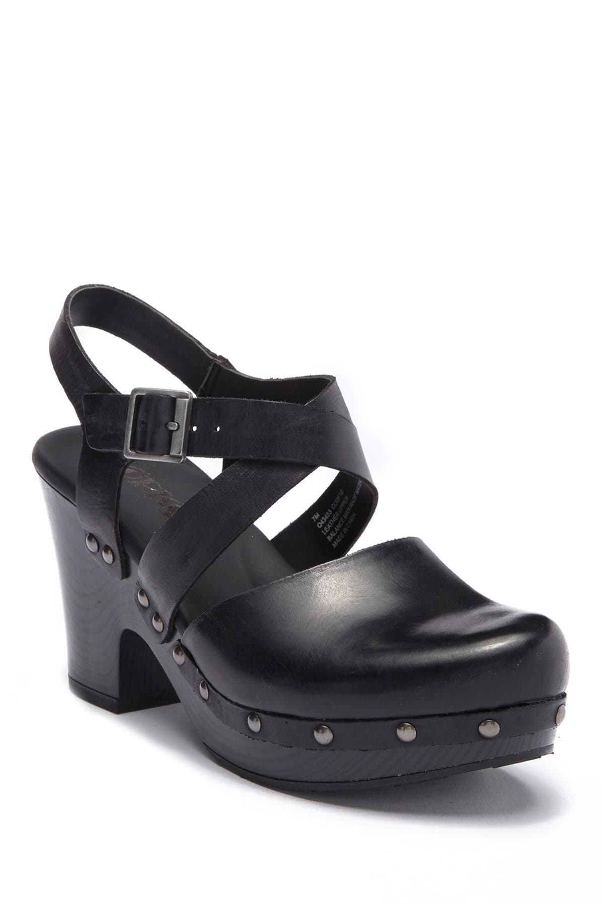 ankle strap clog