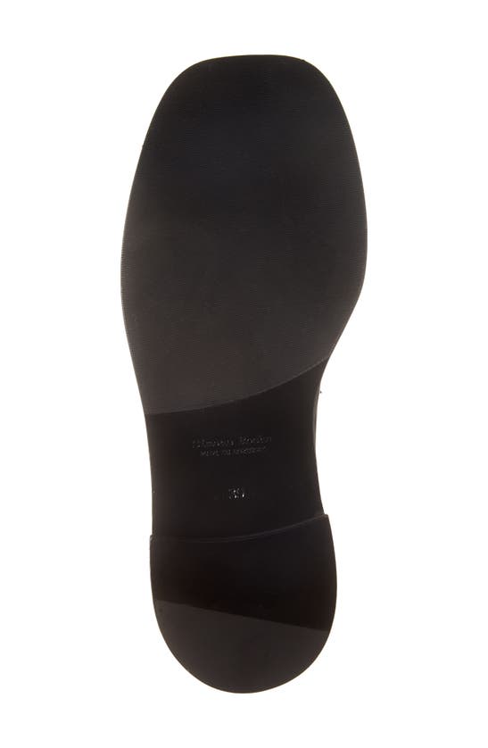 Shop Simone Rocha Heart Toe Platform Loafer In Black/ Pearl