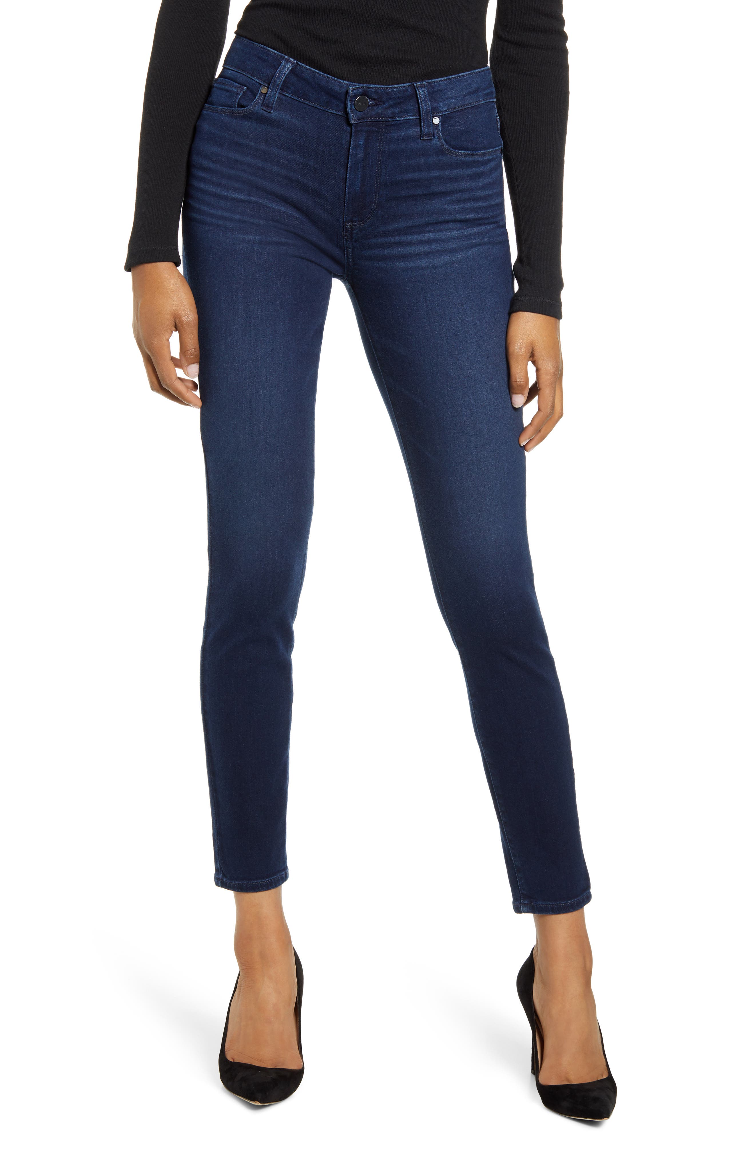 PAIGE Womens Verdugo Ankle Skinny Jean