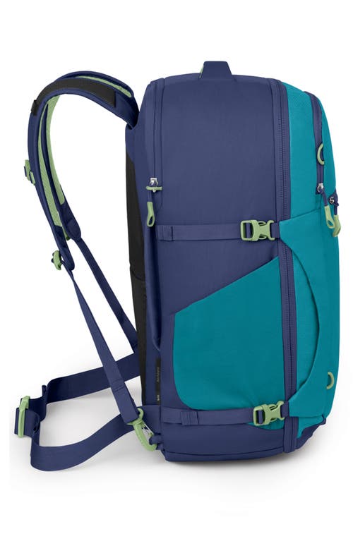 Osprey Daylite 44-liter Travel Carry-on Backpack In Blue Spikemoss/alkaline