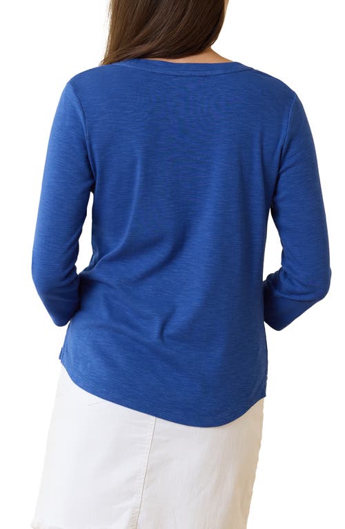 Shop Tommy Bahama Ashby Isles Scoop Neck Cotton T-shirt In Cobalt Haze