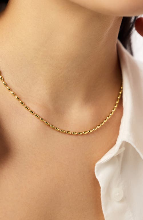 Shop Ana Luisa Ball Chain Necklace In Gold