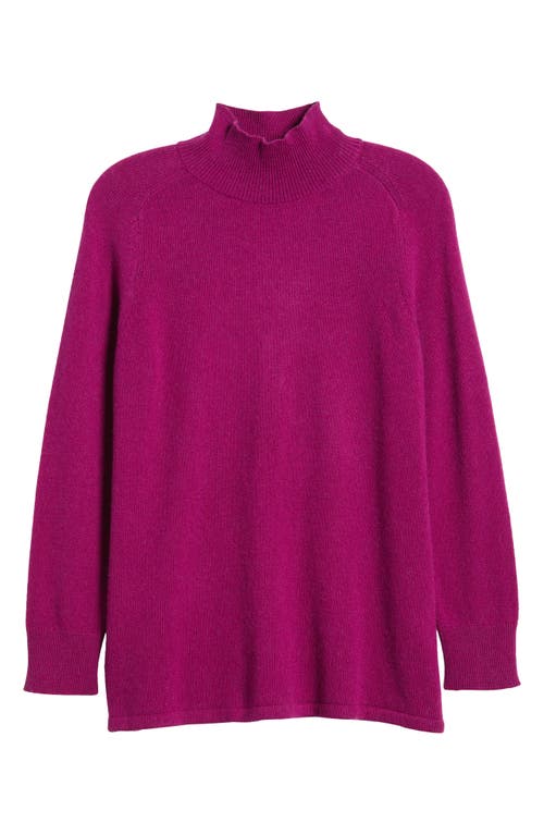 EILEEN FISHER EILEEN FISHER TURTLENECK ORGANIC COTTON & RECYCLED CASHMERE TUNIC SWEATER 