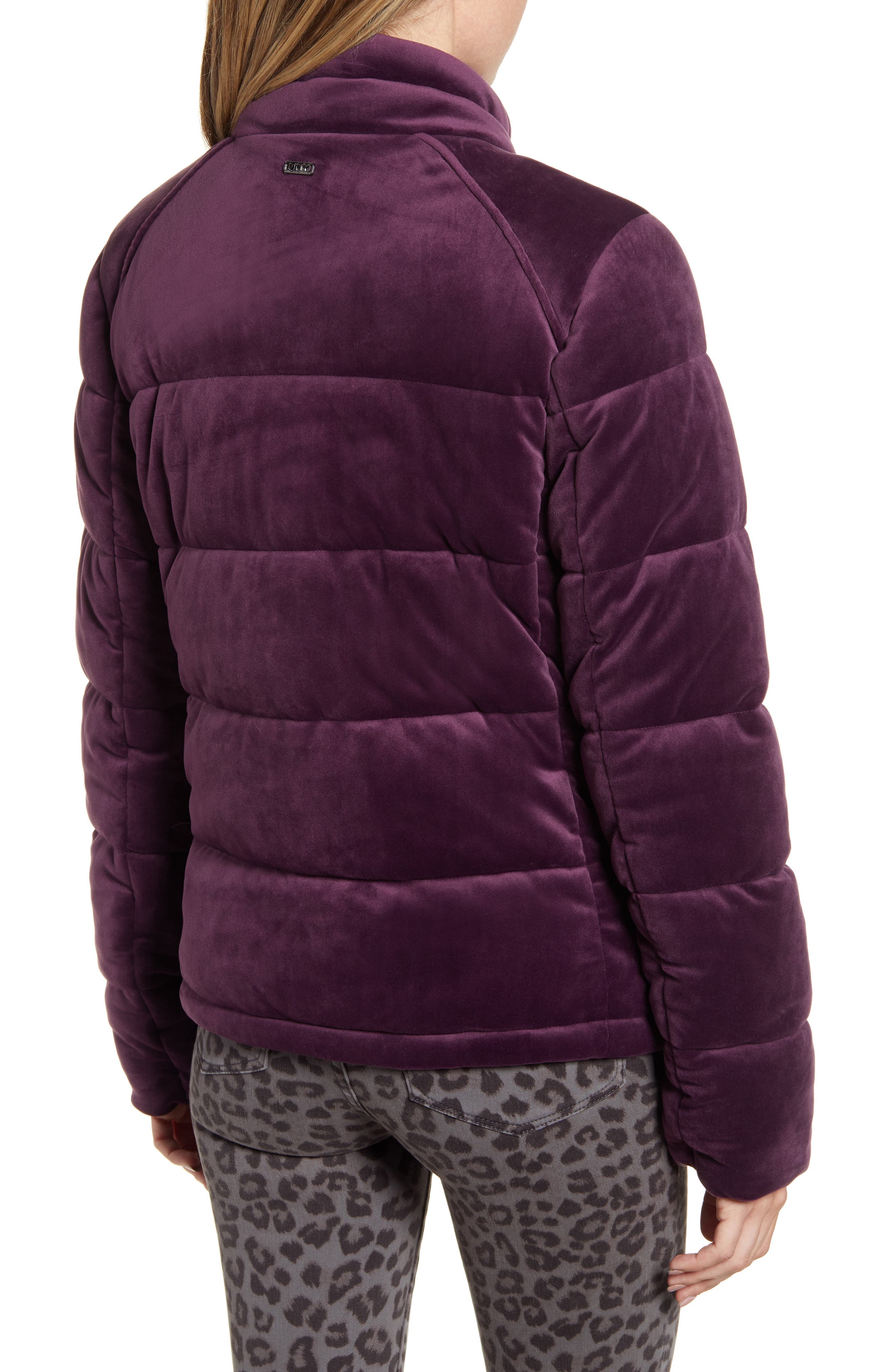 marc new york velvet puffer jacket