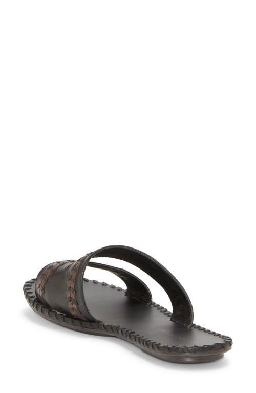 Shop Lucky Brand Zanora Slide Sandal In Black/array Cbrnpl