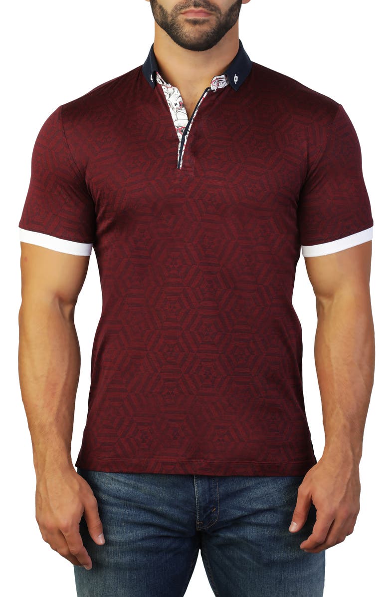 Maceoo Mozartmosaique Regular Fit Polo | Nordstrom