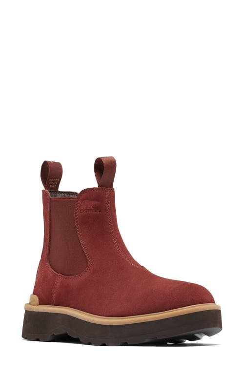 Sorel Hi-line Chelsea Boot In Red