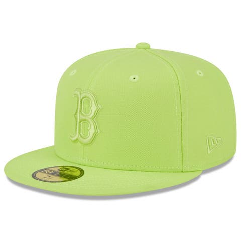 Men's New Era Kelly Green Boston Red Sox White Logo 59FIFTY Fitted