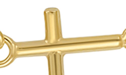 Bony Levy Blg 14k Gold In-line Cross Chain Bracelet In 14k Yellow Gold