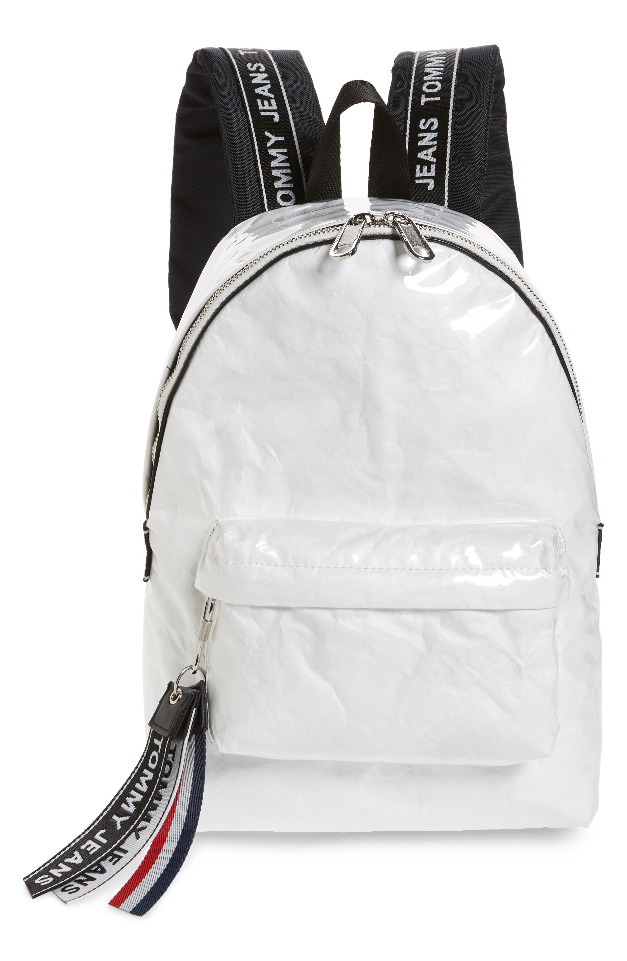 tommy jeans logo tape backpack