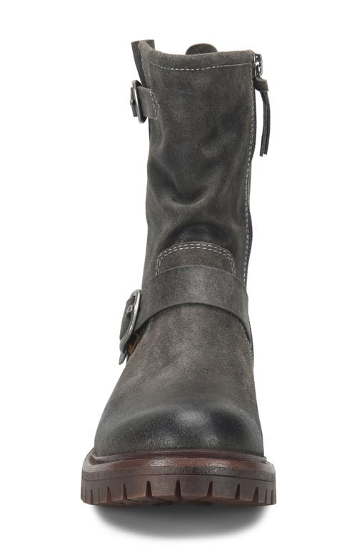 Söfft Amberlynn Water Resistant Moto Boot In Carbon Grey