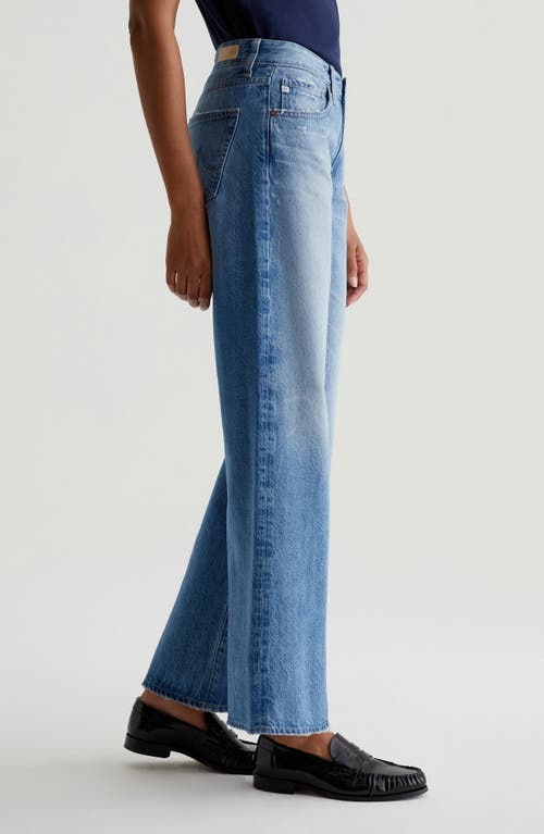 Shop Ag Adria Low Rise Bgy Wide Leg Jeans In Stockholm