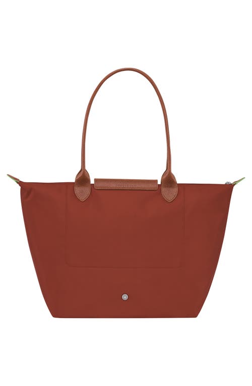 Shop Longchamp Large Le Pliage Tote In Chesnut