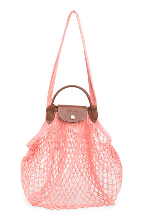 Pink Leather Handbags & Purses