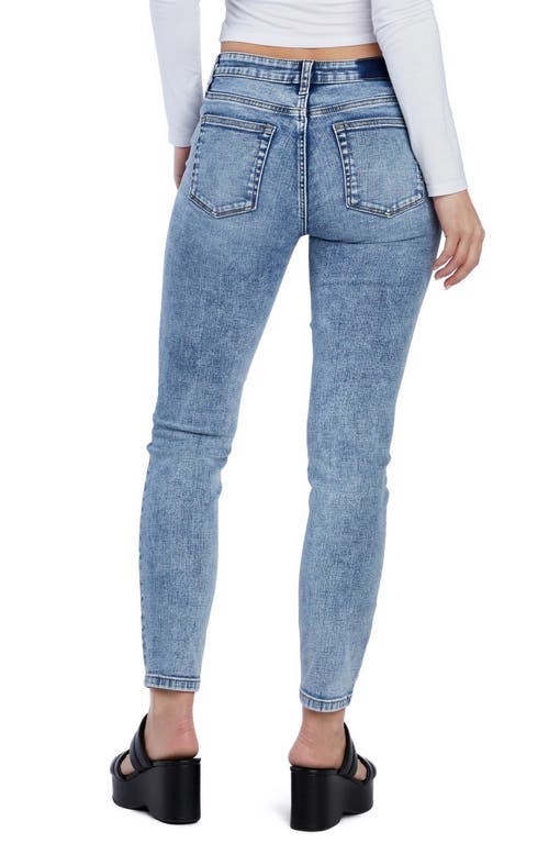 Hint Of Blu High Waist Ankle Skinny Jeans In Diamond Blue